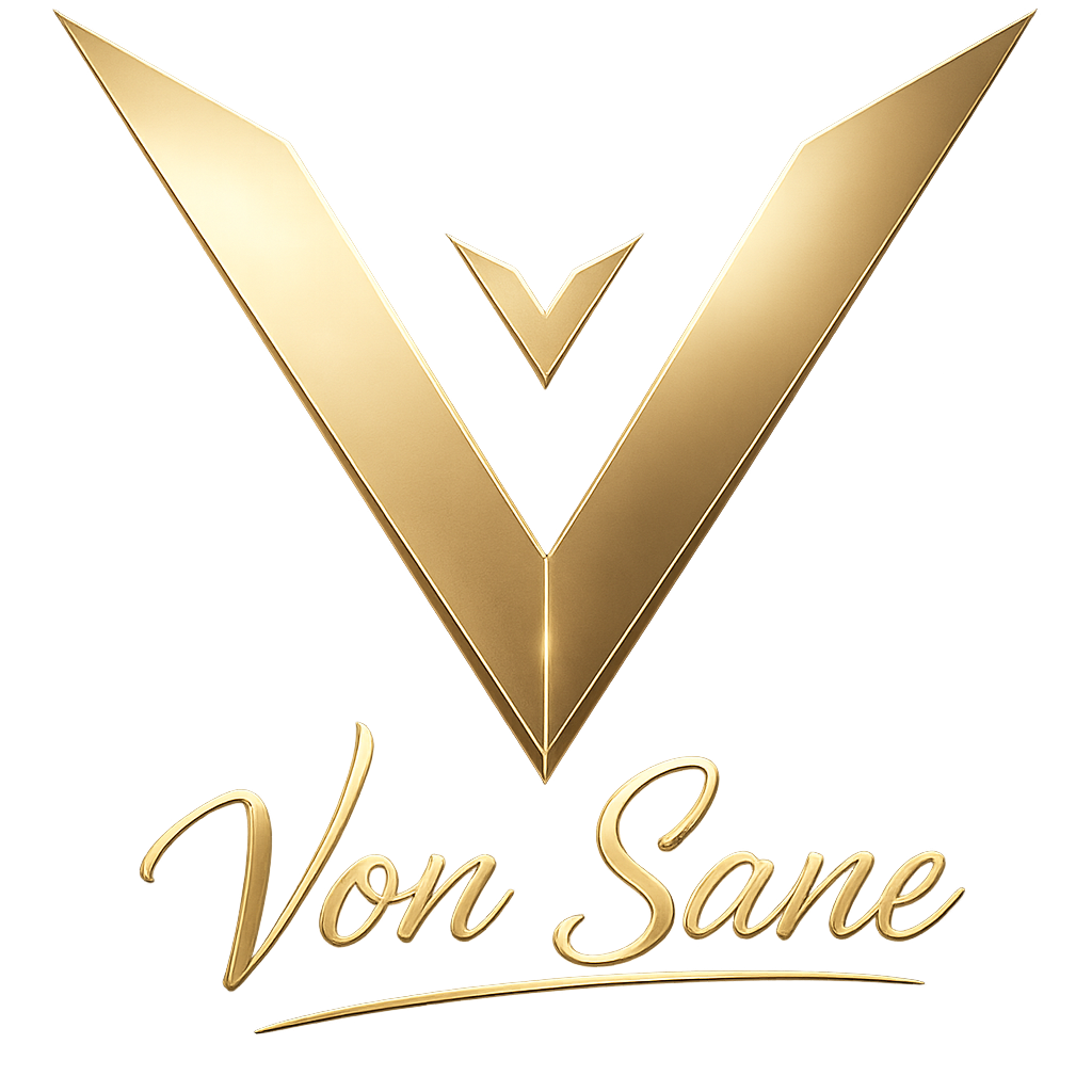 Von Sane Logo Gold Tansparent