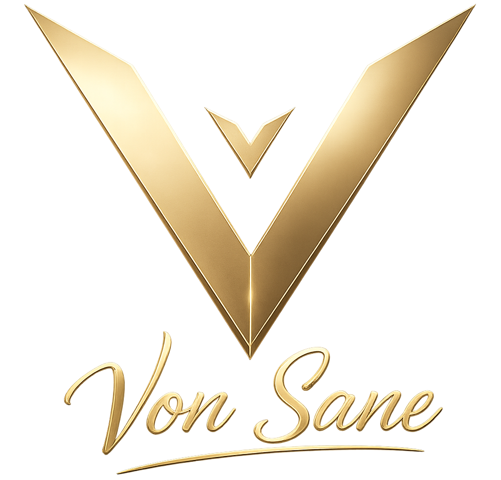 Von Sane Logo Gold Tansparent